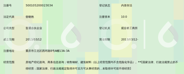 重庆渝渠地房地产信息咨询服务中心
